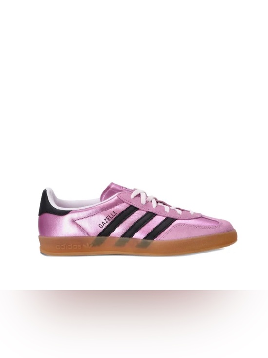 adidas Shoes - adidas Gazelle Metallic Pink and Black Sneakers